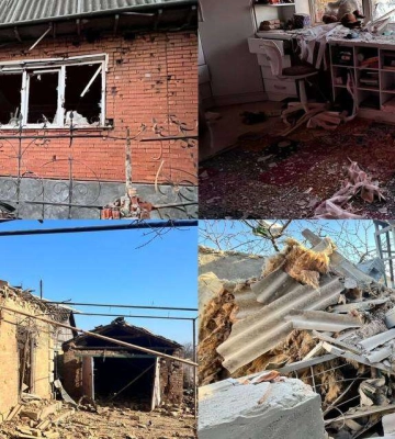 У Дніпропетровській області російська ракета частково зруйнувала будинок
