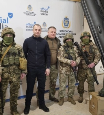 Херсонські надзвичайники отримали рятувальне обладнання