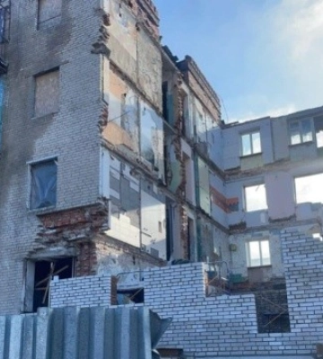 У Слов’янську відновлюють три багатоквартирні будинки, зруйновані росіянами