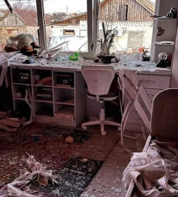 У Дніпропетровській області російська ракета частково зруйнувала будинок