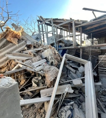 У Дніпропетровській області російська ракета частково зруйнувала будинок