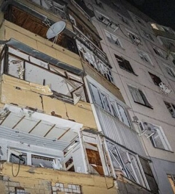 Наслідки атаки &quot;шахедів&quot; на Харків: 3 людини зазнали травм. ФОТОрепортаж