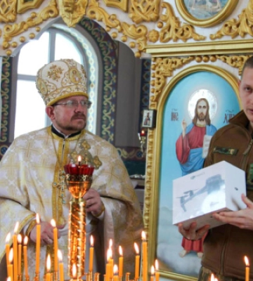 На Вінниччині релігійна громада придбала дрон для нацгвардійців