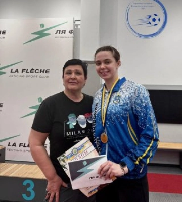 Миколаївська рапіристка Аліна Полозюк - чемпіонка Всеукраїнських змагань найсильніших