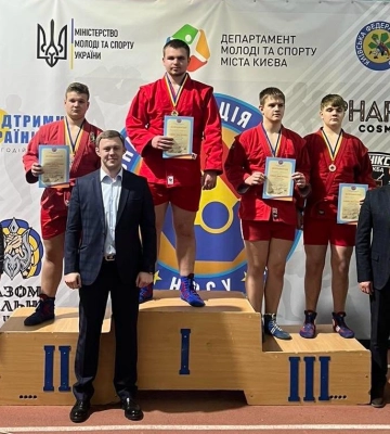 Спортсмен із Дніпра Андрій Терханов переміг у змаганнях на Кубок України з самбо серед кадетів