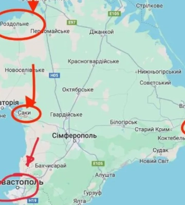 У Повітряних силах ЗСУ підтвердили вибухи на аеродромі Бельбек