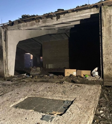 Внаслідок вечірньої атаки ворожих дронів на Харків є влучання по території промоб’єкта - ОВА