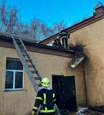На Роменщині пожежники ліквідували загоряння будинку культури
