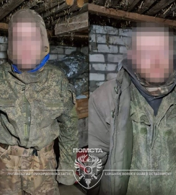 Луганські прикордонники взяли у полон трьох окупантів (ФОТО)