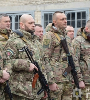 Волинські поліцейські відправилися до зони бойових дій 