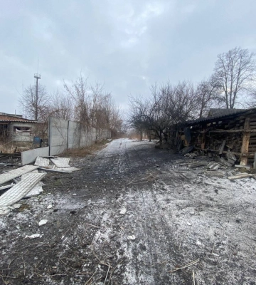 Через російські обстріли на Харківщині знеструмлено 64 населені пункти