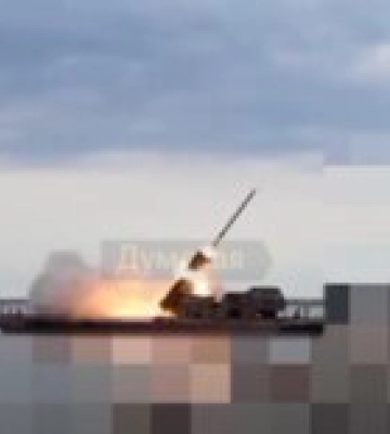 ВСУ обстреливали остров Змеиный из РСЗО &quot;Ураган&quot; на барже в море: появилось видео пусков