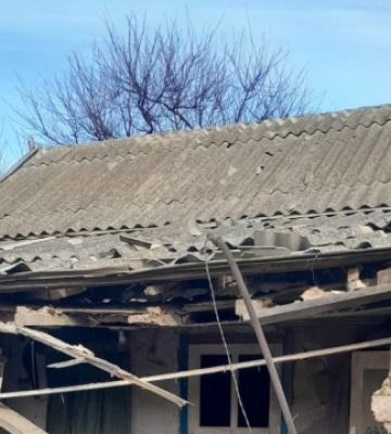 Херсонська ОВА показала наслідки обстрілу Білозерки
