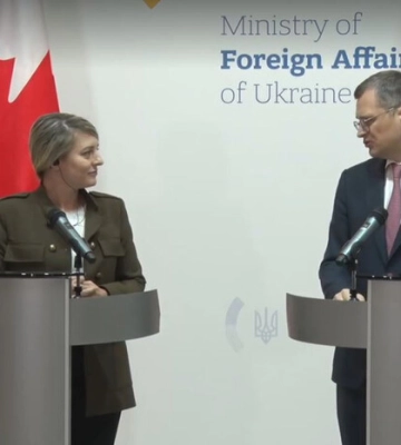 Жолі — на зустрічі з Кулебою в Києві: &quot;Канада та Україна започаткують коаліцію для повернення українських дітей&quot;
