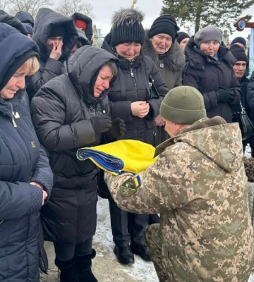 На Тернопільщині поховали воїна славнозвісної  44-тої бригади Олександра Петрика