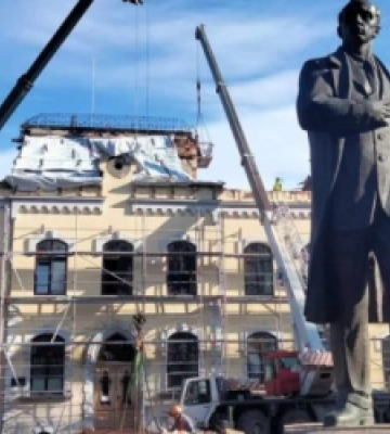 Пошкоджений корпус університету у Дублянах накриють металевим куполом