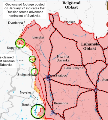 Заяви в РФ про нібито захоплення Табаївки на Харківщині оцінили в ISW