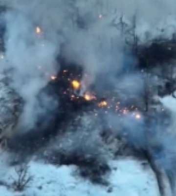 Волинські тероборонівці показали відео з камер росіян, які намагались штурмувати їхні позиції