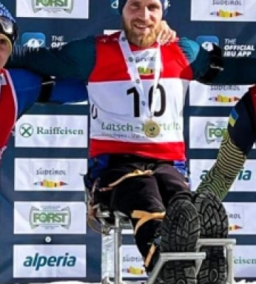 Львівський паралімпієць виборов дві металі з біатлону на етапі Кубка світу