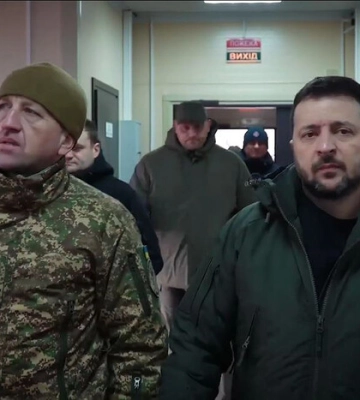 Зеленський відвідав центр підготовки військових на Дніпропетровщині (відео)