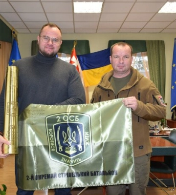 Луцький міський голова зустрівся з командиром батальйону 68-ї єгерської бригади