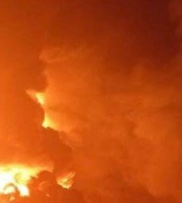 Пожежу на промисловому об&#039;єкті Полтавщини ліквідували: деталі нічного обстрілу
