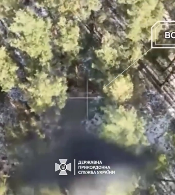 На Харківщині прикордонники знищили спостережний пункт загарбників (відео)