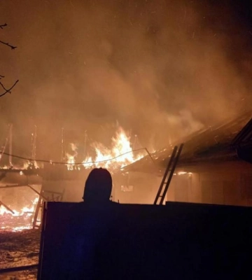 У селі на Рівненщині вночі сталася пожежа