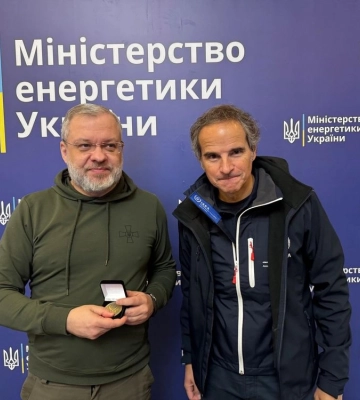 Гендиректор МАГАТЕ Рафаель Маріано Гроссі прибув з візитом до Києва