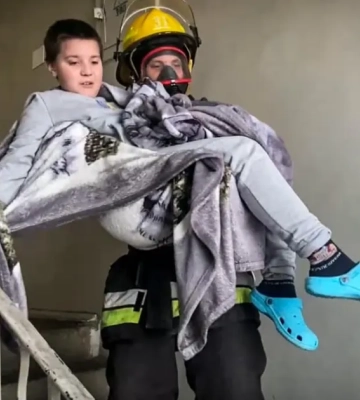 На Одещині довелося терміново евакуювати людей з гуртожитку