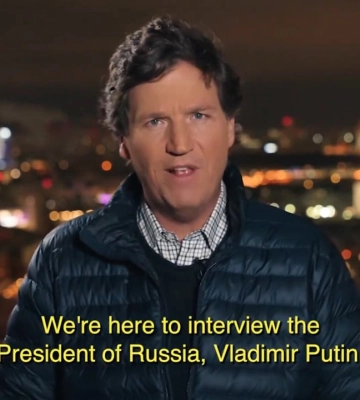 Такер Карлсон, якого Трамп бачить віцепрезидентом, взяв інтерв’ю у Путіна