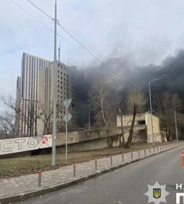 Наслідки ракетної атаки РФ на Київ. ФОТОрепортаж