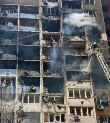 У Києві внаслідок удару росії загинули троє людей. Ще 16 людей постраждали.