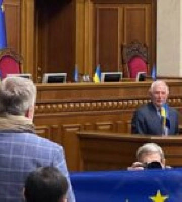 Боррель выступает в Верховной Раде после массированной российской атаки