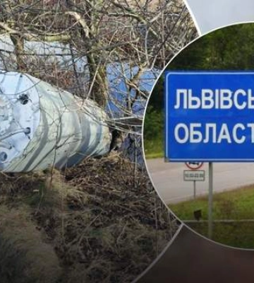 На Львівщині у селі виявлено ракету, яка не здетонувала