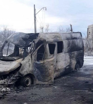 Волонтер из Запорожья пострадал в Авдеевке: российский дрон атаковал машину