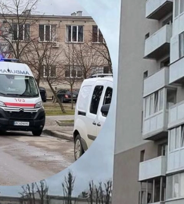 На Волині з восьмого поверху багатоповерхівки випав чоловік