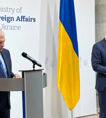 Кулеба: ключова тема зустрічі з Боррелем у Києві – нарощування військової допомоги ЄС для України
