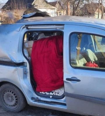 Войска рф дроном атаковали авто на Днепропетровщине, есть пострадавшие