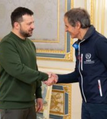 Володимир Зеленський зустрівся з очільником МАГАТЕ