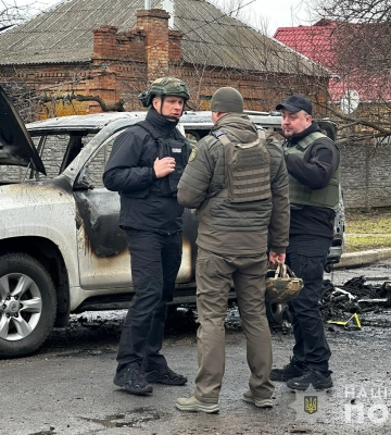 У Нікополі розстріляли автомобіль заступника мера