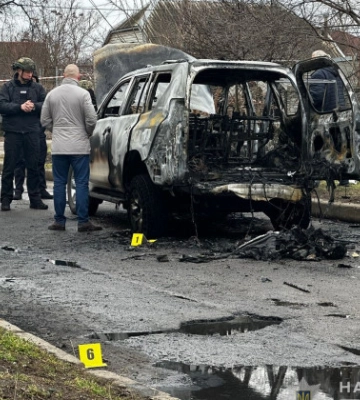 У Нікополі розстріляли авто заступника мера