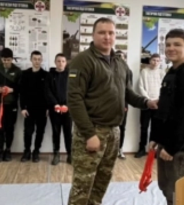 У Шацькому коледжі на Волині провели відкритий урок із Захисту України