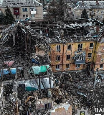 Росіяни били по Селидовому, зокрема, північнокорейськими ракетами KN-23, - МВС. ФОТОрепортаж