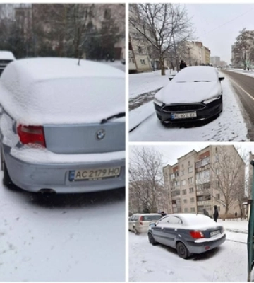 Луцькі муніципали продовжують штрафувати порушників паркування (ФОТО)