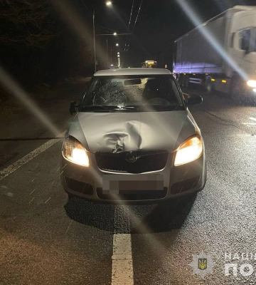 У Луцькому районі водійка на авто збила двох жінок на пішохідному переході. Фото