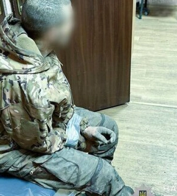 Під Авдіївкою поліція і військові взяли в полон російського окупанта (відео)