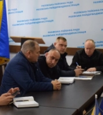 В Рахові обговорили план дій та вжиття заходів з невідкладного реагування на надзвичайні ситуації