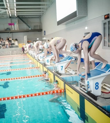 У полтавській «Акварені» провели відкритий чемпіонат області із плавання