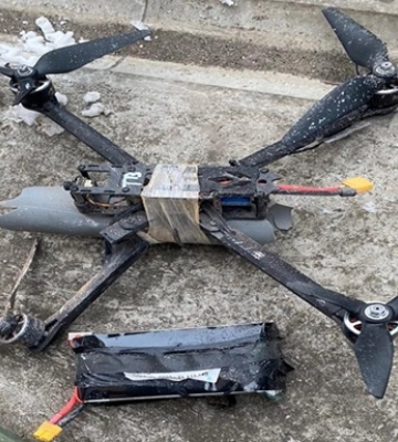 На Запоріжжі прикордонники відбили атаку ворожих дронів